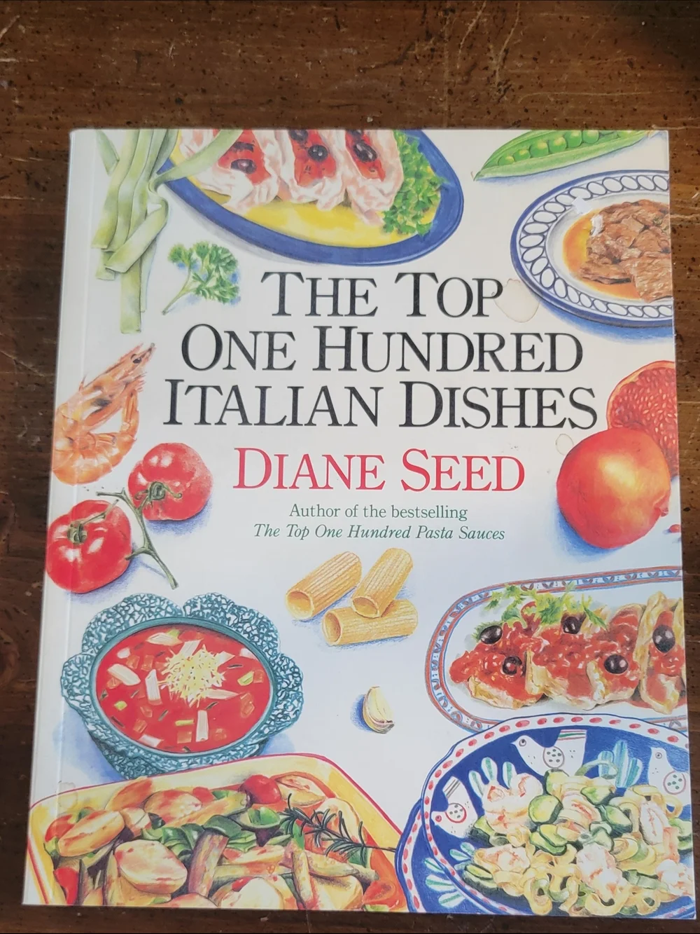 The Top One Hundred Italian Dishes by — White Cover